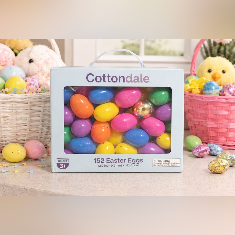 Cottondale 152 Easter Eggs Set – Plastic Fillable Eggs